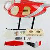 HUIKDY RC Helicopter MD500D 250 Pre-Painted fuselage for 250 Size Helicopters.Suitable for Align T-REX250 Police Yellow Painting view 4