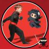 Karate Ninja Piata Ninja Birthday Party Supplies with Piata Stick Confetti and Blindfold, Warrior Birthday Party Decor for Adults Game Black(13 x 13 x 3 Inch, Vivid Style) view 2