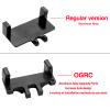 OGRC Porous Adjustable RC Servo Mount Metal Steering Servo Mount Bracket for Axial SCX24 Deadbolt / C10 / JLU Gladiator/Bronco Upgrades Parts (Black) view 3