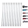 12Pcs Pushrod Connector 304 Stainless Steel Rod Linkage DIY Parts for RC Model Airplane Helicopter Boat Car M3 Length 7.87" view 1
