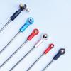 12Pcs Pushrod Connector 304 Stainless Steel Rod Linkage DIY Parts for RC Model Airplane Helicopter Boat Car M3 Length 7.87" view 3