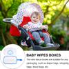 2PCS Baby Wipes Dispenser Portable Pouch Baby Wipes Container Baby Wet Tissue Case for Outdoor Travel Stroller Box view 3