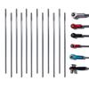 12Pcs M3 4.72" Pushrod Connector 304 Stainless Steel Rod Linkage DIY Parts for RC Model Airplane Helicopter Boat Car view 1