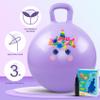 PlayZap Hopper Balls for Kids 3-8, 18 Inches Bouncy Ball with Handle, 18" Inflatable Bouncing Hopper, 45cm Jumping Toys, Garden Hopping Toys Girls Boys Gifts (Light Purple) view 2