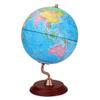 CEMU Classic Globe Elegant Wooden Basic S -Shaped Design World Geophysic Geographical Environment Children's Adult Office Decoration Earth Children and Adults view 1