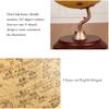 CEMU Classic Globe Elegant Wooden Basic S -Shaped Design World Geophysic Geographical Environment Children's Adult Office Decoration Earth Children and Adults view 3