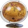 Classic Globe Elegant Large -Scale Lighting Led World Earth Lantern, Antique Global Meter with Silver Frame 42 Cm/16.5 Inches Diameter Children and Adults view 3