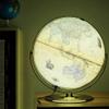 Classic Globe Elegant Large -Scale Lighting Led World Earth Lantern, Antique Global Meter with Silver Frame 42 Cm/16.5 Inches Diameter Children and Adults view 4