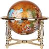 CEMU Classic Globe High -end Desktop World Earth Gem Gecean, with Four Golden Frames and Compass 720  Rotating Educational Education Earth 21.6 Inches Children and Adults view 1