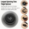 FREELOVE Clicking Sound Metal Fidget Spinners for Adults, Steel and Glow Balls Replaceable, Small Tri Figette Toys, Premium High Speed Long Spin Bearings, Stainless Steel CNC, Stone Black view 4