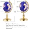 CEMU Classic Globe Elegant Classic World Gelast 360  Rotation of The World and Metal Gelast Adults Discover The World Learning Toys Children and Adults view 2