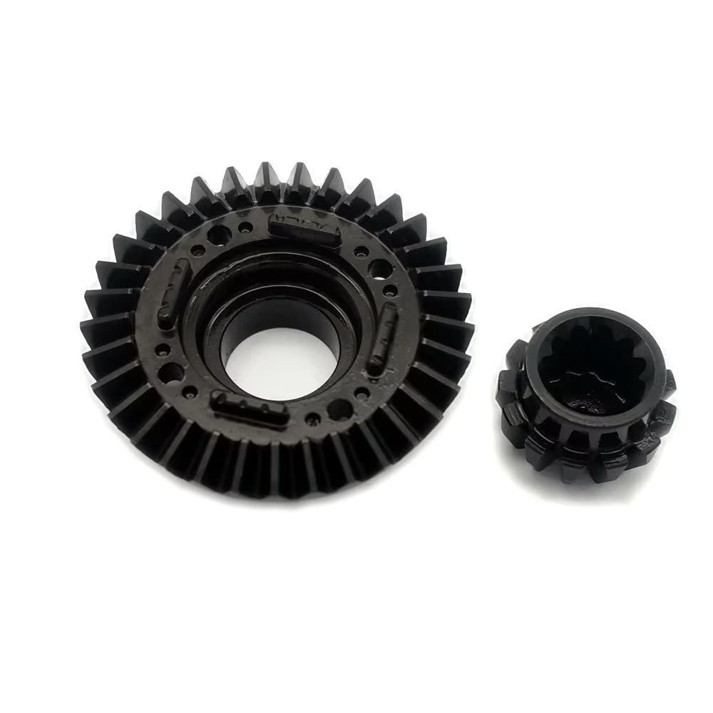 Hard Steel Rear Differential Ring Gear Pinion Gear for Traxxas 1/7 UDR Unlimited Desert Racer 8579