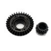 Hard Steel Rear Differential Ring Gear Pinion Gear for Traxxas 1/7 UDR Unlimited Desert Racer 8579 view 1