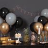 300 Pcs Latex Balloons Different Sizes 5/10/12/18 Inch Party Anniversary Balloons Bulk for Birthday Wedding Baby Shower Party Decoration(Black) view 4