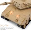 DS. DISTINCTIVE STYLE 1/48 Scale Metal Tank Model M1A2 Abrams Main Battle Tank Toy Plastic Model with Sound and Light view 4