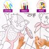 Wiooffen 2pcs Giant Thanksgiving Coloring Tablecloth Posters Activity 82x 47 for Kids, Autumn Big Fall Paper Color-in Poster Table Cover Arts and Crafts for Kids Preschool Kindergarten Classroom view 3
