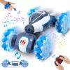 Fosgoit Gesture Sensing RC Stunt Car, Toys for Boys Girls 6-12 Year Old 4WD Remote Control Car 360 Rotate Transform Off-Road Drift RC Toy with Lights Music, 2.4Ghz Hand Control Birthday Xmas Gifts view 1