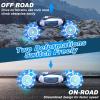 Fosgoit Gesture Sensing RC Stunt Car, Toys for Boys Girls 6-12 Year Old 4WD Remote Control Car 360 Rotate Transform Off-Road Drift RC Toy with Lights Music, 2.4Ghz Hand Control Birthday Xmas Gifts view 2