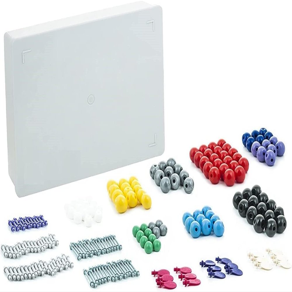 sainio Molecular Model Teacher Set for Inorganic and Organic Chemistry, 126 Atom Pieces
