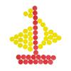 DNB 2-Color Foam Counters - 1 Inch Red-Yellow Double-Sided Math Counters, Early Learning Counting Chips, 600 Pieces view 4