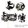 1 Pack Happy Halloween Cake Topper Witch Leg Cake Picks Trick or Treat Halloween Theme Baby Shower Kids Birthday Party Cupcake Decorations Supplies view 3