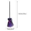BESPORTBLE Plastic Witch Broomstick Halloween Witch Broom, Gauze Decoration Magician Kids Retractable Plastic Halloween (Purple) view 2