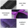 BESPORTBLE Plastic Witch Broomstick Halloween Witch Broom, Gauze Decoration Magician Kids Retractable Plastic Halloween (Purple) view 4