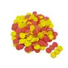 DNB 2-Color Foam Counters - 1 Inch Red-Yellow Double-Sided Math Counters, Early Learning Counting Chips, 200 Pieces view 1