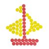 DNB 2-Color Foam Counters - 1 Inch Red-Yellow Double-Sided Math Counters, Early Learning Counting Chips, 200 Pieces view 4