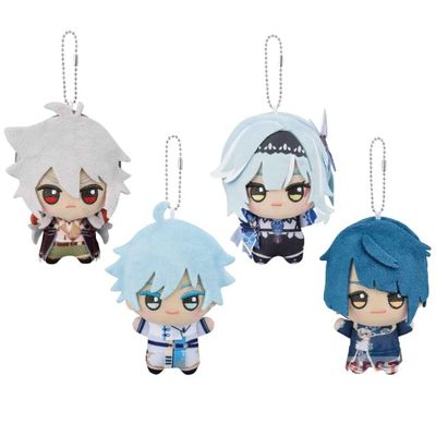 Banpresto Genshin chibigurumi vol.4 Stuffed Soft Plush 11cm 4set
