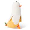 PEACH CAT Banana Duck Plush Pillow Duck Stuffed Animal Cute Banana Plushie for Girls and Boys White 19.7" view 4