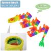 LXLZYXSF Dragon Dance Ribbon Flowy Spinning & Shaking Poi, Streamer with Rod, Elderly Grown-Up Outdoor Exercise Ribbon, (Color : A, Size : 5m/16ft Length) view 2