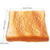 ULTECHNOVO Fake Bread, 2pcs Artificial Bread Simulation Food Model Kitchen Prop Fake Toast Sliced for Kitchen Home Party Halloween Decoration view 2