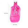 Tote Sand Away Drawstring for Kids Beach Toy Bag Swim and Pool Toys Balls Storage Bags for Picnic, Mesh Beach Backpack, Swimming, Outdoor Activities, Toy Not Included (Pink), Mesh Beach Backpack, view 3