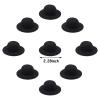ASUNFO 24 Pcs Mini Top Hat Miniature Tiny Formal Hats Felt for Crafts Doll Accessories Christmas Party Ornaments Black 2.3" view 2