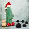 ASUNFO 24 Pcs Mini Top Hat Miniature Tiny Formal Hats Felt for Crafts Doll Accessories Christmas Party Ornaments Black 2.3" view 3