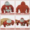 YANZHE Monkey Toys , Fun Gorilla Toys for Kids and Adults, Squeeze Stress Monkey, Sensory Toys for Relieving Stress and Anxiety ADHD and Autism, Birthday Gifts, Halloween, ChristmasRed view 3