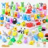 Kleeblatt 40Pcs Animal Erasers Desk Pets for Kids Assembled Eraser 3D Puzzle Erasers Classroom Prizes,Class Pets,Party Favors view 1