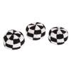 NOVICA Artisan Handmade Cotton Hacky Sacks Black White Check Set of 3 Multicolor Guatemala Chess Sets Games Other Backyard Barbeque Folk Art Geometric [ 2.4in H x 2.4in Diam.] ' Checkers' Set of 3 view 1