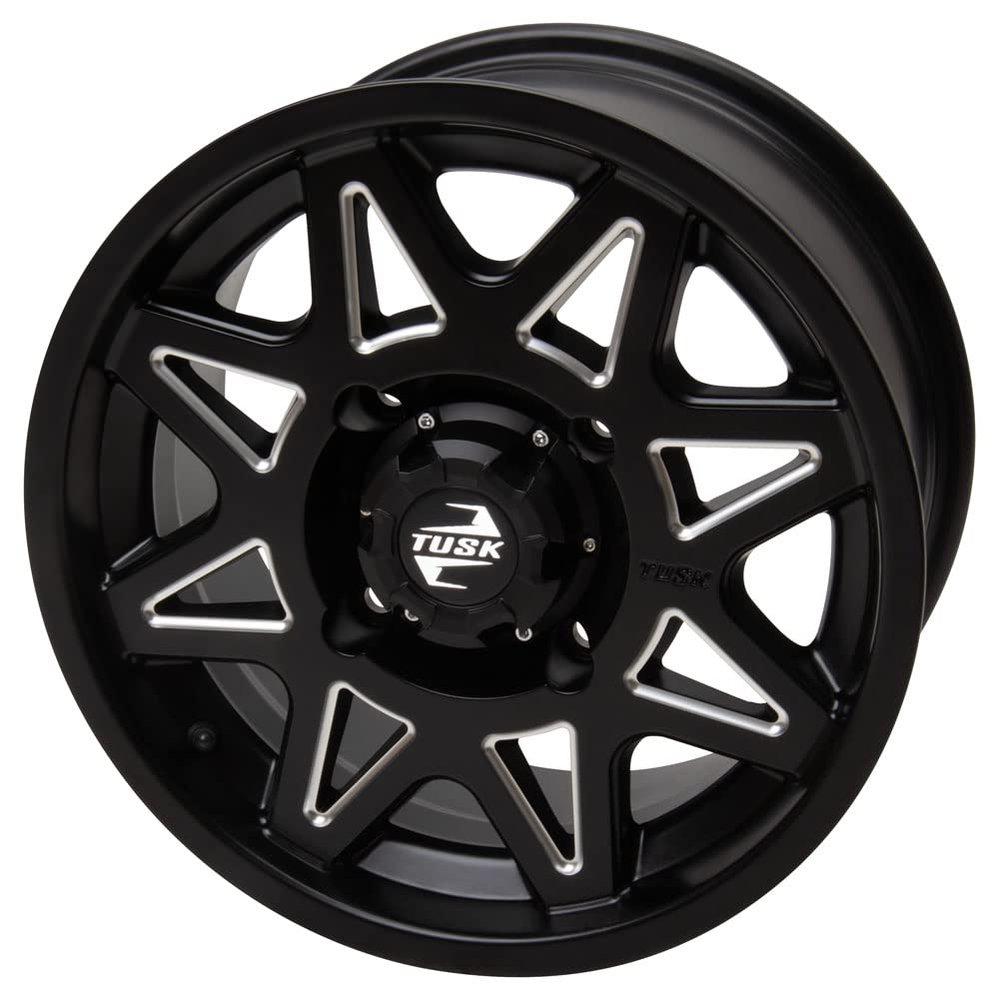 4/137 Tusk Tintic Wheel 15x7 4.0 + 3.0 Milled/Black For Can-Am Maverick X3 X RC Turbo RR 72 Inch 2020-2024