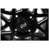 4/137 Tusk Tintic Wheel 14x7 4.0 + 3.0 Milled/Black For Can-Am Maverick X3 X RC Turbo RR 64 Inch 2022-2024 view 3
