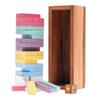 NOVICA Artisan Handmade Wood Puzzle Raintree Stacking Multicolor Thailand Chess Sets Games Puzzles [10.75in H x 3in W x 3in D Pieces 0.6in H x 3in W x 1in D Box 11.5in H x 3.7in W x 3.3in D 0.9in H X] view 1