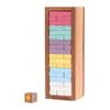 NOVICA Artisan Handmade Wood Puzzle Raintree Stacking Multicolor Thailand Chess Sets Games Puzzles [10.75in H x 3in W x 3in D Pieces 0.6in H x 3in W x 1in D Box 11.5in H x 3.7in W x 3.3in D 0.9in H X] view 3