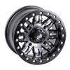 (4 Pack) 4/137 Tusk Teton Beadlock Wheel 14x7 5.0 + 2.0 Gun Metal/Black For Can-Am Maverick X3 X RC Turbo RR 72 Inch 2020-2024 view 3