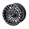 (4 Pack) 4/137 Tusk Teton Beadlock Wheel 14x7 5.0 + 2.0 Gun Metal/Black For Can-Am Maverick X3 X RC Turbo RR 72 Inch 2020-2024 view 4