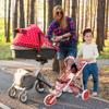 The New York Doll Collection Baby Doll Stroller for Dolls | Play Toy Toddlers 3 Year Old Girls Gift Push Pram Dolls, Babydoll Jogger Carriage (Quality Floral Print) view 4