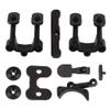Team Associated RC10B74.2 Rear Body, Wing, Fan Mounts and Bumper, ASC92312 view 1