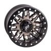(4 Pack) 4/137 Tusk Teton Beadlock Wheel 14x7 5.0 + 2.0 Smoke/Black For Can-Am Commander 800R DPS 2014-2020 view 4