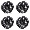 (4 Pack) 4/137 Tusk Nebo Beadlock Wheel 14x7 5.0 + 2.0 Matte Black For CAN-AM Maverick X3 X RC Turbo RR 72 Inch 2020-2024 view 1