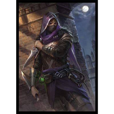 Eldragin Raithe - Assassin at Dusk - 100 Card Sleeves (FN8S-B) - Fantasy North (Glossy)